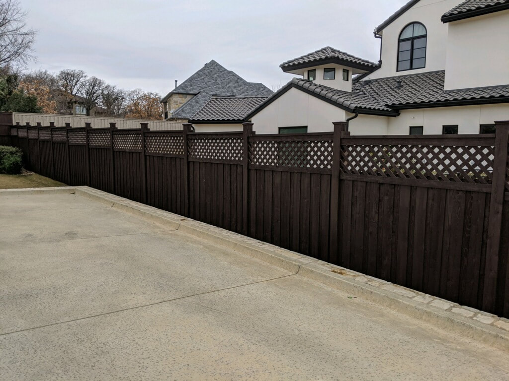 Fence Staining NRH painting